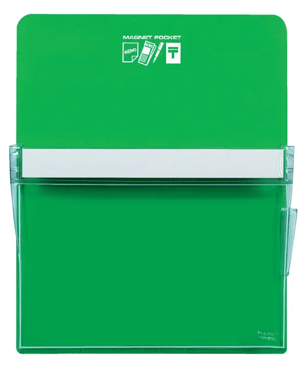 コクヨ マグネットポケット 外寸法300×240mm 緑の商品画像