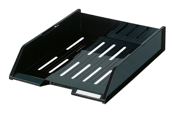 コクヨ スタッキングトレ- A4縦 W249xD329xH68mm 黒の商品画像