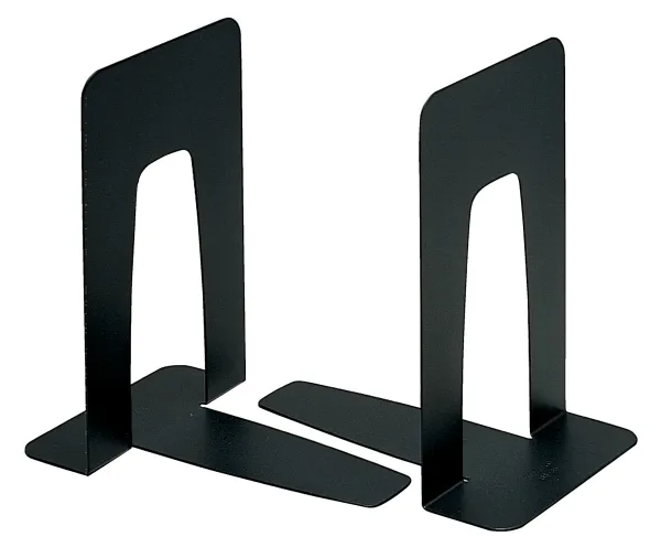 コクヨ ブックエンド特大212ｘ150ｘ230mm鋼板1組黒の商品画像