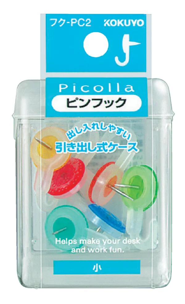 コクヨ ピコラ ピンフック 小 6本 ミックスの商品画像