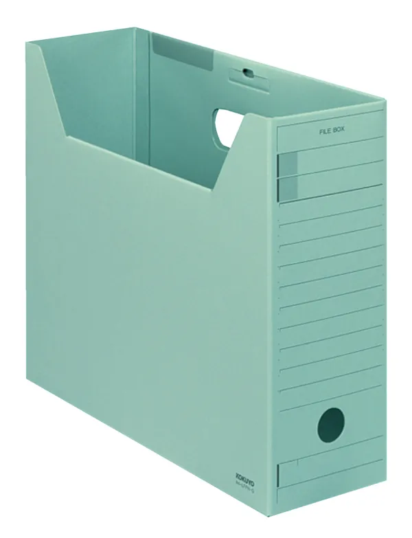 コクヨ ファイルボックス－ＦＳ フタ付きA4 緑の商品画像