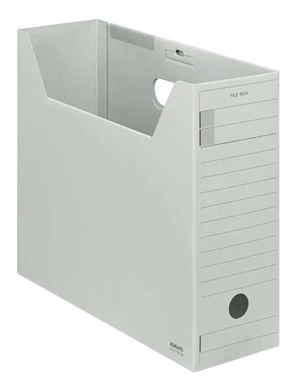 コクヨ ファイルボックス－ＦＳ フタ付きA4 グレーの商品画像