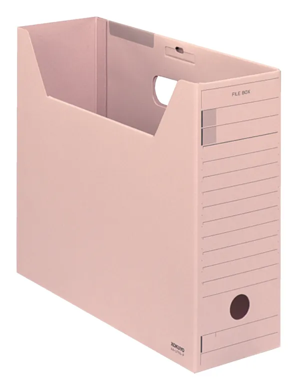 コクヨ ファイルボックス－ＦＳ フタ付きA4 ピンクの商品画像
