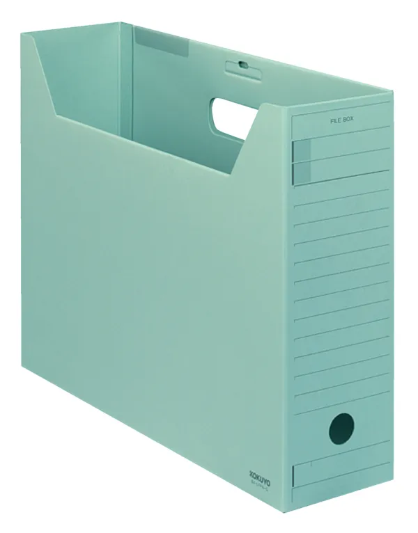 コクヨ ファイルボックス－ＦＳ B4 フタ付き緑の商品画像