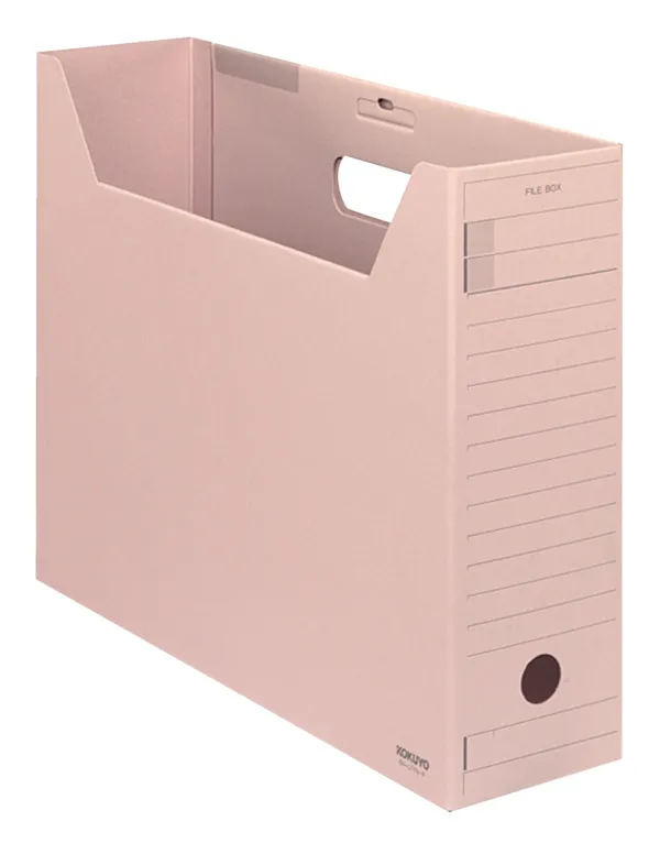 コクヨ ファイルボックス－ＦＳ B4 フタ付きピンクの商品画像