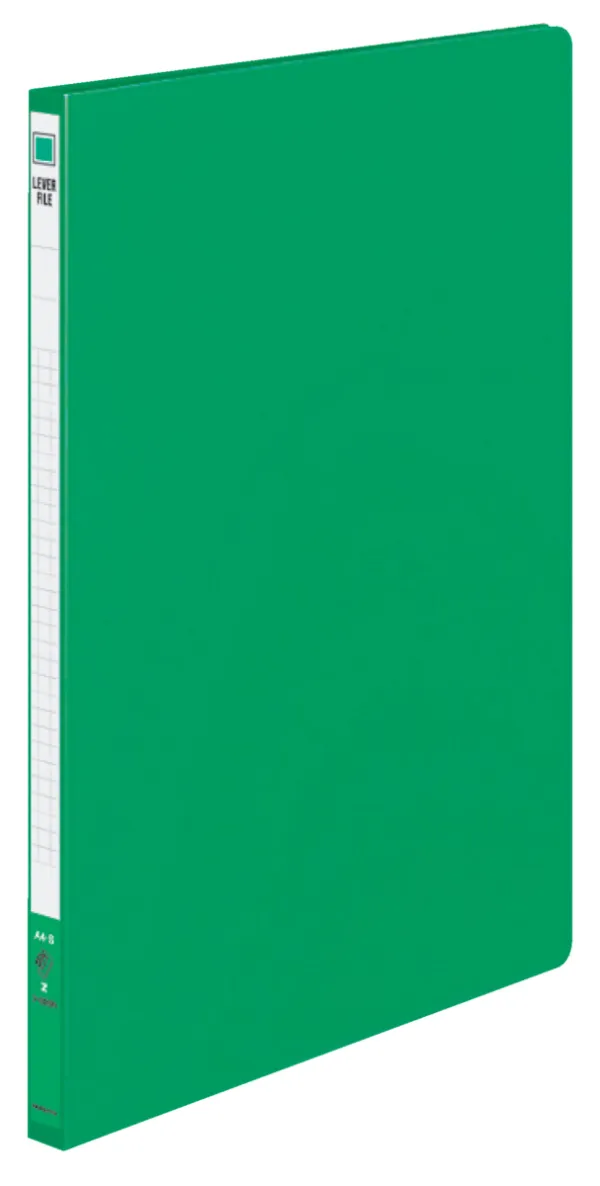 コクヨ レバーファイルＺ式 ＰＰシートA4縦 12mmとじ 緑の商品画像