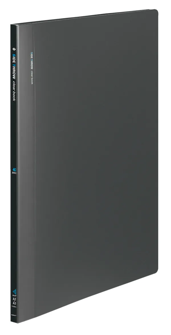 コクヨ サイドスロークリヤーブック固定式 A3-S 20枚,40ポケット ダークグレーの商品画像