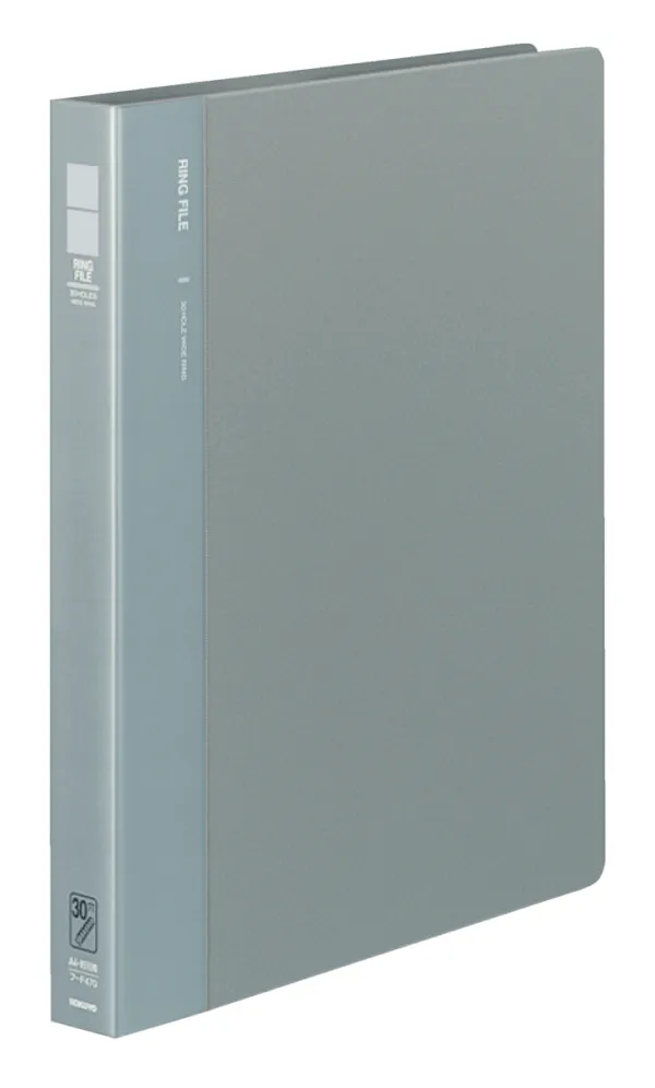 コクヨ インターグレイ リングファイル A4-S 2穴 170枚収容 グレーの商品画像