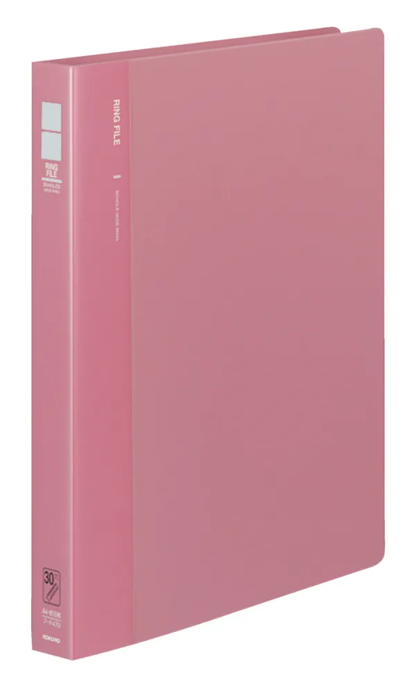 コクヨ インターグレイ リングファイル A4-S 2穴 170枚収容 ピンクの商品画像