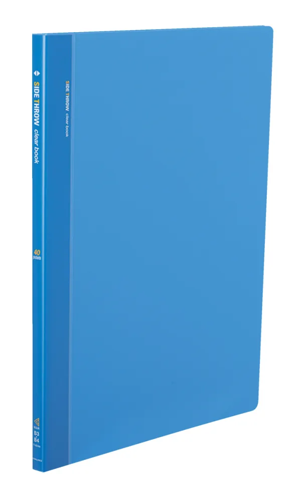 コクヨ サイドスロークリヤーブック固定式 B4-S 20枚,40ポケット 青の商品画像
