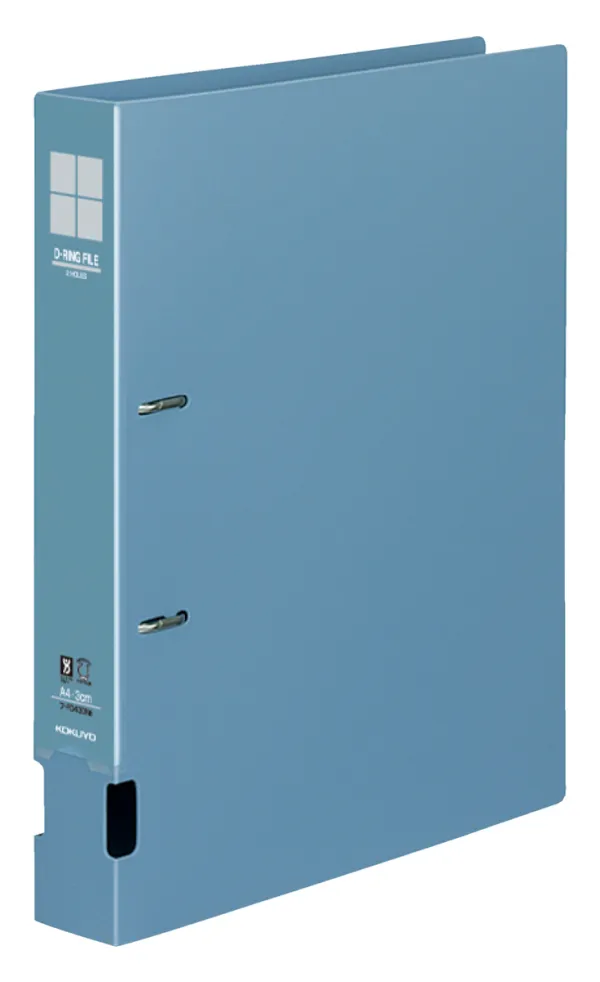 コクヨ インターグレイ Dリングファイル A4-S 2穴 300枚収容 青の商品画像