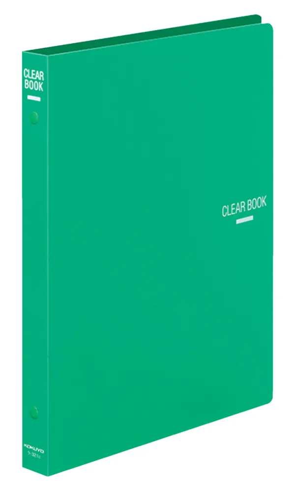 コクヨ クリヤーブック替紙式B5縦26穴18枚ポケット緑の商品画像