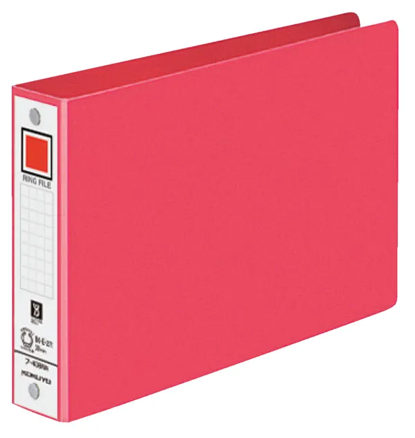 コクヨ リングファイル B6-E 2穴 220枚収容 赤の商品画像