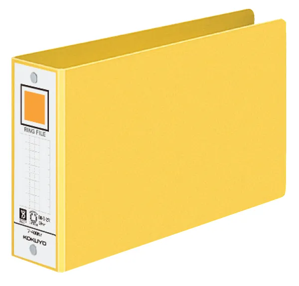 コクヨ リングファイル B6-E 2穴 330枚収容 黄の商品画像