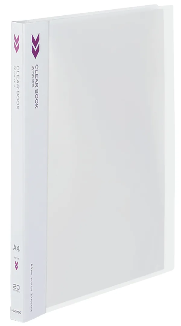 コクヨ K2 クリヤーブック固定式 A4-S 透明の商品画像