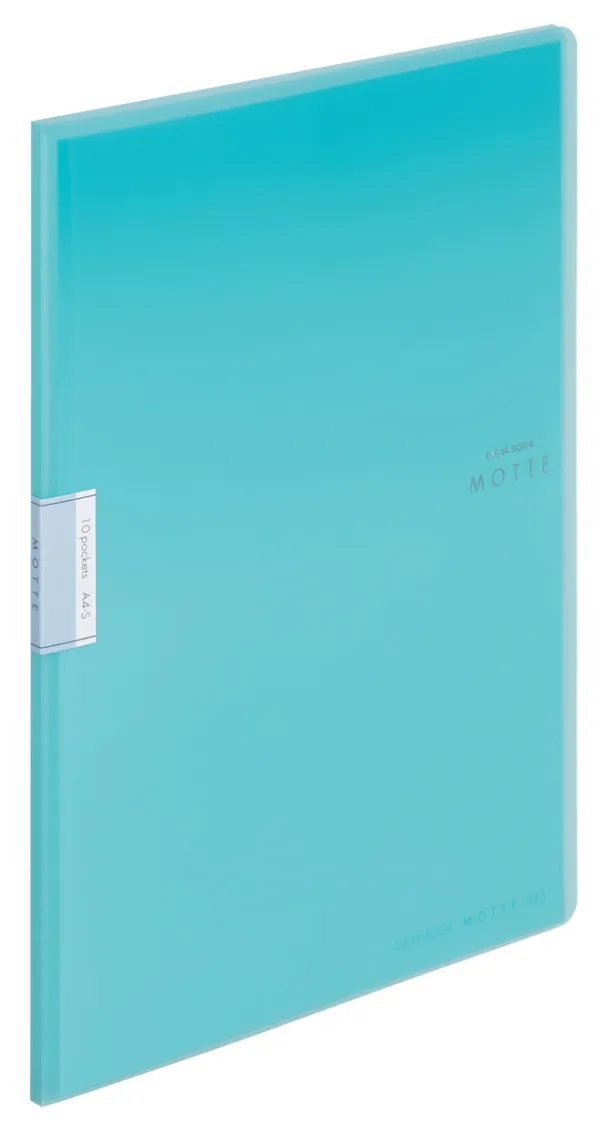 コクヨ モッテ クリヤーブック固定式 A4-S 10枚 ライトブルーの商品画像