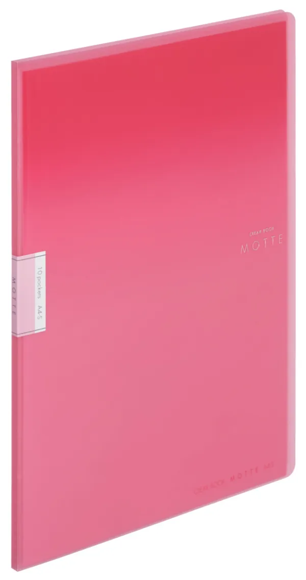 コクヨ モッテ クリヤーブック固定式 A4-S 10枚 ピンクの商品画像