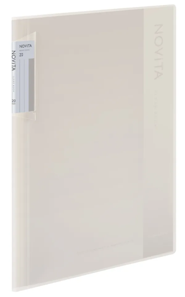 コクヨ ノビータ クリヤーブック A4-S 20枚 白の商品画像