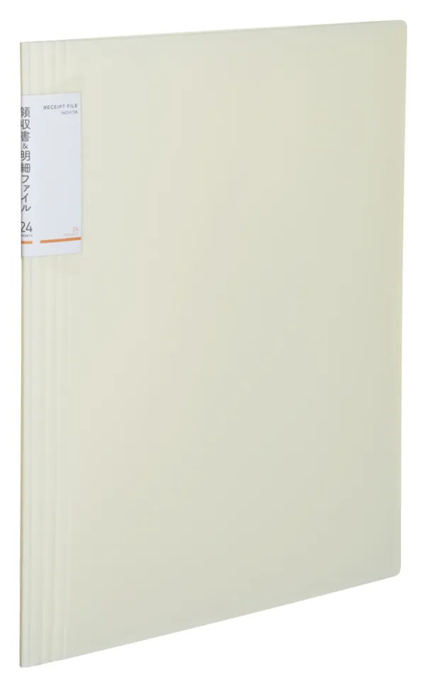 コクヨ ノビータ 領収書＆明細ファイル A4-S 24枚 白の商品画像