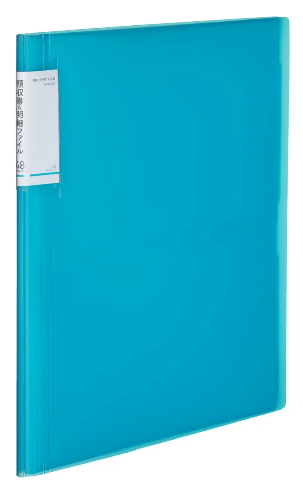 コクヨ ノビータ 領収書＆明細ファイル A4-S 48枚 ライトブルーの商品画像
