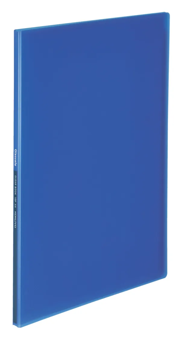 コクヨ グラッセル クリヤーブック固定式 A4-S 10枚 ブルーの商品画像