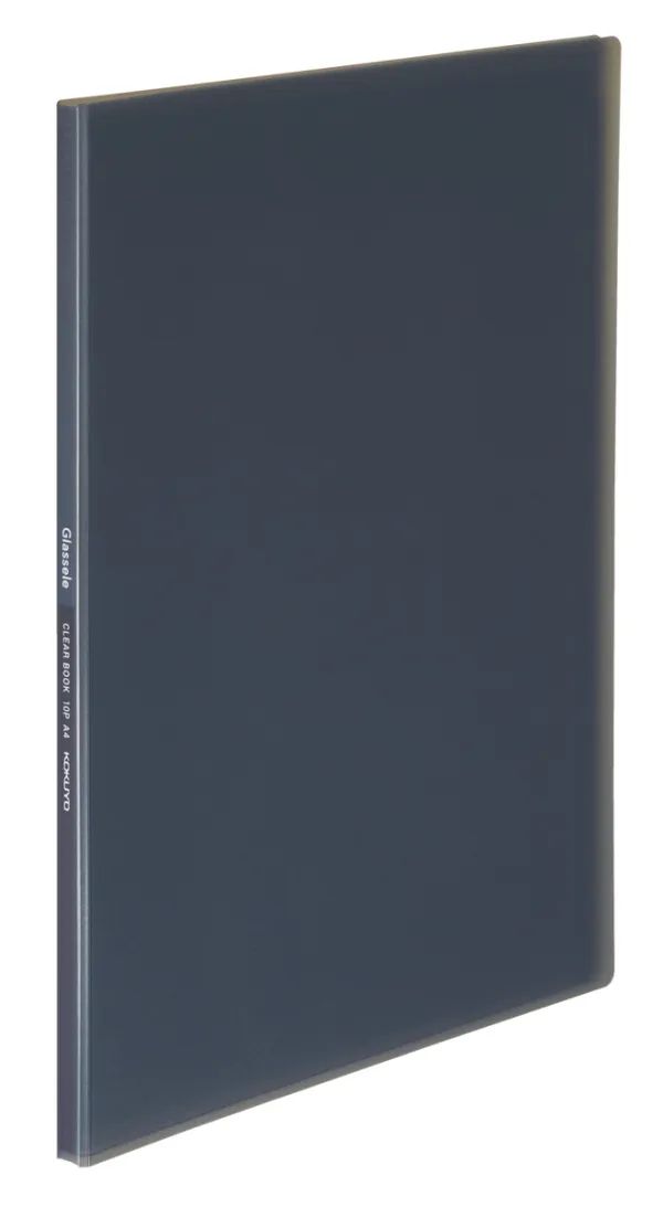 コクヨ グラッセル クリヤーブック固定式 A4-S 10枚 ブラックの商品画像