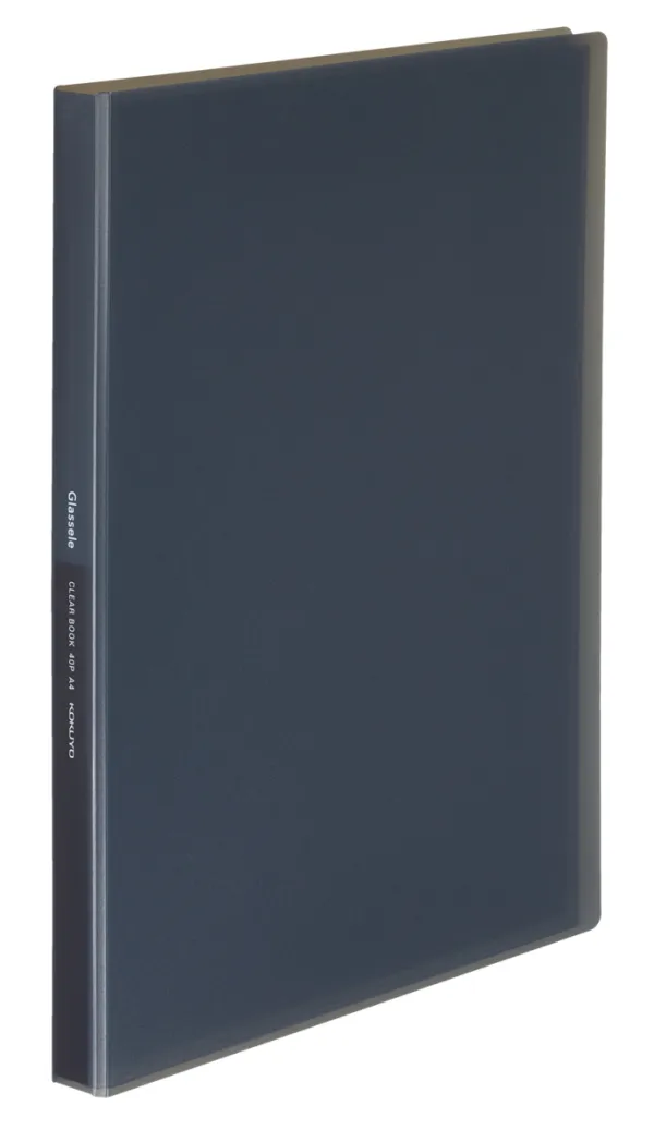 コクヨ グラッセル クリヤーブック固定式 A4-S 40枚 ブラックの商品画像