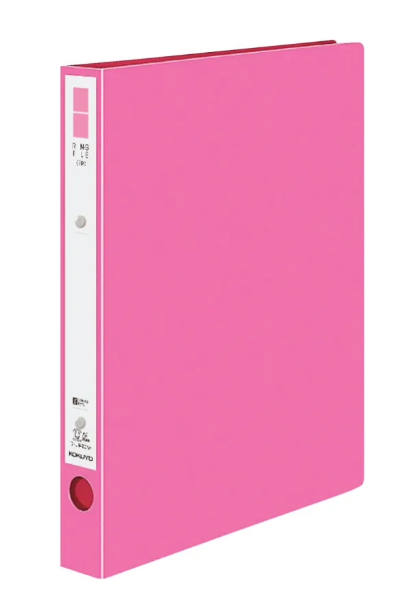 コクヨ PP表紙リングファイル A4-S 2穴 220枚収容 ピンクの商品画像