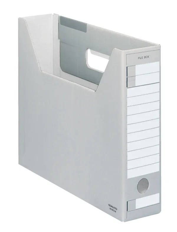 コクヨ ファイルボックス－ＦＳ ＤタイプA4横 収容幅67mmグレーの商品画像