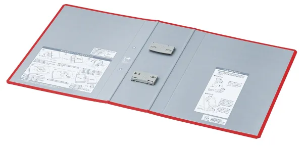 コクヨ チューブファイル 用替表紙A4縦 80mm収容赤の商品画像