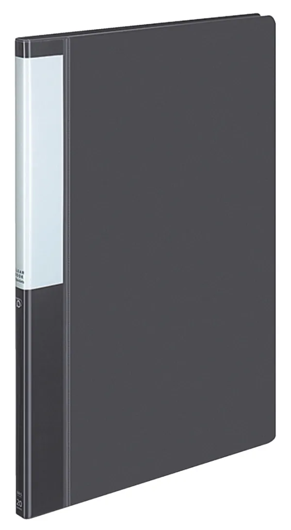 コクヨ ポジティ クリヤーブック固定式 A4-S ダークグレーの商品画像