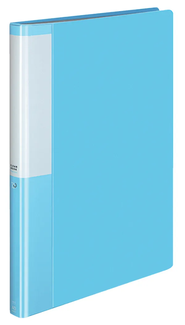 コクヨ ポジティ クリヤーブック固定式 A4-S ライトブルーの商品画像