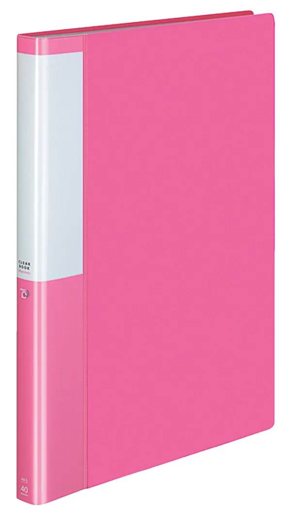 コクヨ ポジティ クリヤーブック固定式 A4-S ピンクの商品画像