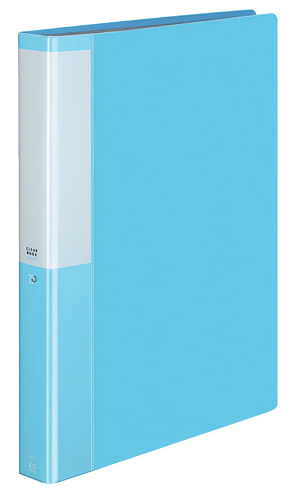コクヨ ポジティ クリヤーブック固定式 A4-S ライトブルーの商品画像