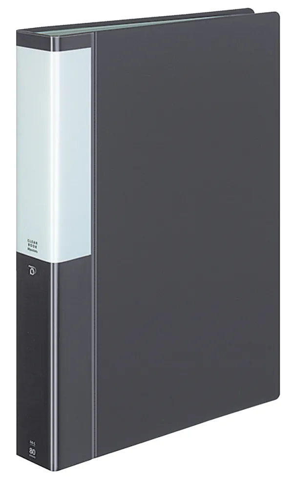 コクヨ ポジティ クリヤーブック固定式 A4-S ダークグレーの商品画像