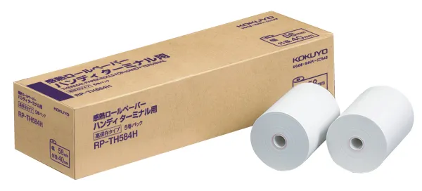 コクヨ 感熱ロールペーパーハンディターミナル用幅58mm約20ｍ5巻の商品画像