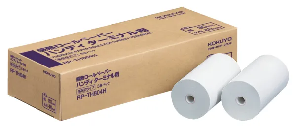 コクヨ 感熱ロールペーパーハンディターミナル用幅80mm約20ｍ5巻の商品画像