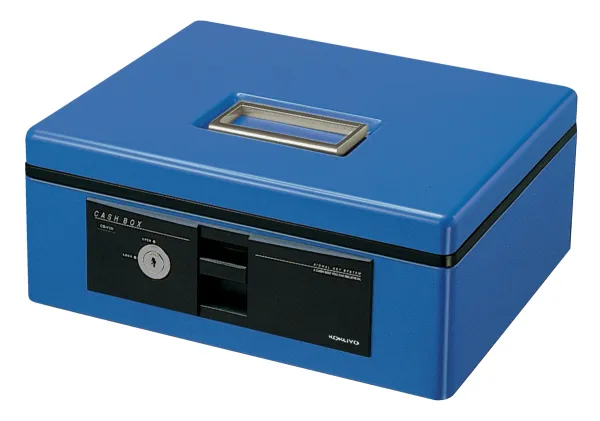 コクヨ 手提げ金庫(スタンダード)B5シリンダー錠青の商品画像