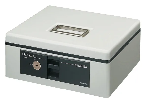 コクヨ 手提げ金庫(スタンダード)B5シリンダー錠ライトグレーの商品画像