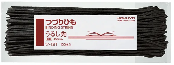 コクヨ つづりひもうるし先スフ糸32本長さ450mm100本の商品画像