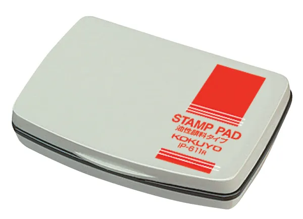コクヨ スタンプ台 顔料タイプ 小形 盤面65x40mm赤の商品画像
