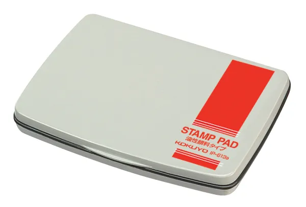 コクヨ スタンプ台 顔料タイプ大形 盤面108x66mm赤の商品画像