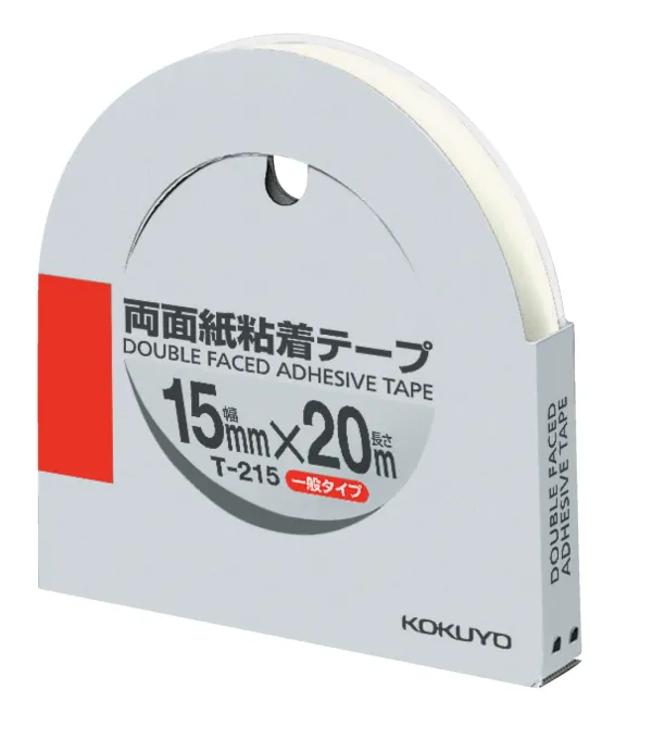 コクヨ 両面紙粘着テープ15mm×20m カッター付きの商品画像