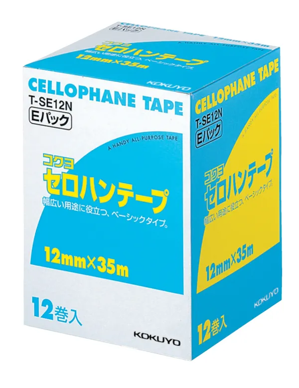 コクヨ セロハンテープお徳用Eパック 12mmX35m 12巻入りの商品画像