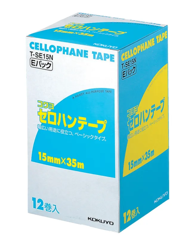 コクヨ セロハンテープお徳用Eパック 15mmX35m 12巻入りの商品画像