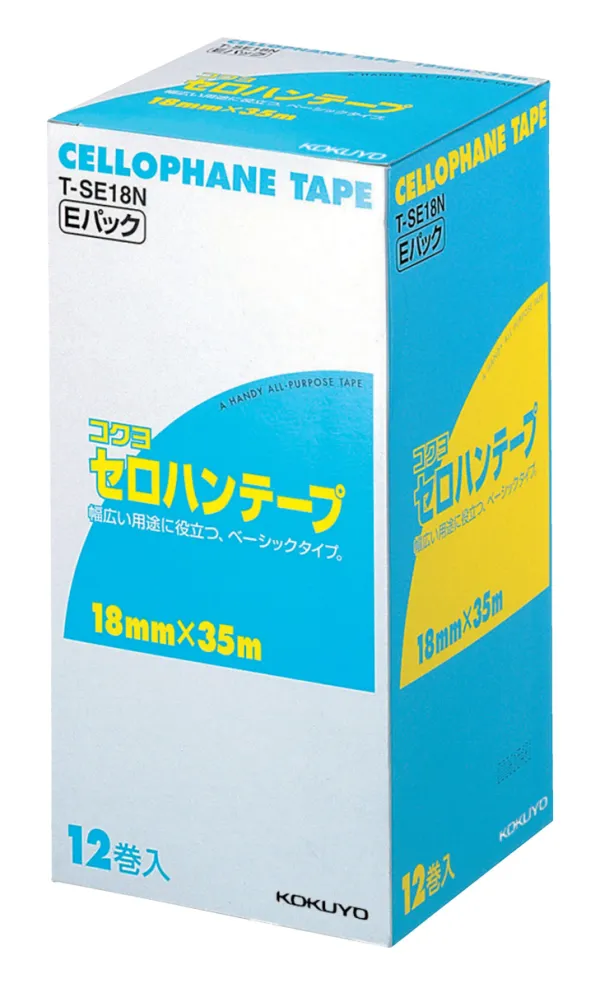 コクヨ セロハンテープお徳用Eパック 18mmX35m 12巻入りの商品画像