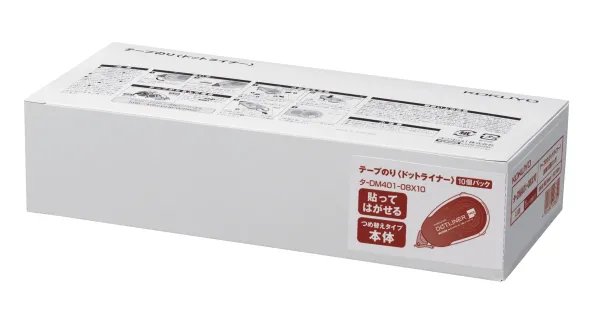コクヨ ドットライナー テープのり 弱粘着 8.4mm×16m 10個入の商品画像