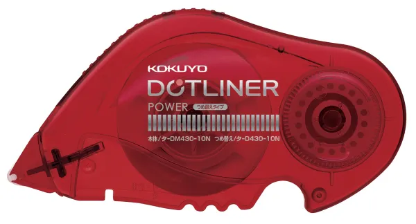 コクヨ ドットライナーパワー テープのりつめ替え用テープ 超強粘着 タ-DM430-10N用 10mm×10mの商品画像