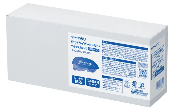 コクヨ ドットライナーホールド テープのりつめ替え用テープ 強粘着 タ-DM4200-08用 8.4mm×16m 10個入の商品画像
