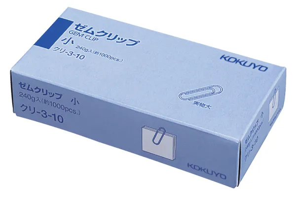 コクヨ ゼムクリップ 小 240g 約1000本の商品画像